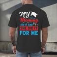 My Mommy Did It And She Did It For Me Mom Nurse Graduation Men's Back Print T-Shirt