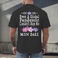 MSN Masters Science In Nursing Nurse Graduation 2022 Men's Back Print T-Shirt