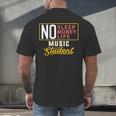 Music Major Student Shirt Graduation College Men's Back Print T-Shirt