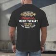 Music Therapy Major Student Shirt Graduation Men's Back Print T-Shirt