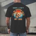 Napping Chihuahua Dog Breed Sleeping Pet Pup Introvert Men's Back Print T-Shirt
