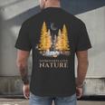Nature Scene Tees For Introverts Quiet Escape Solitude Men's Back Print T-Shirt Nature Scene Tees For Introverts Quiet Escape Solitude Men's Back Print T-Shirt
