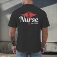 New Nurse 2018 Nurse Nursing School Graduation Shirt Men's Back Print T-Shirt