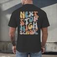 Next Stop High School Middle School Graduation Last Day Men's Back Print T-Shirt