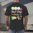 Next Stop Kindergarten Preschool Graduation 2025 Boy Girl Men's Back Print T-Shirt