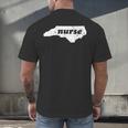 North Carolina Nursing Nurse Graduation Men's Back Print T-Shirt