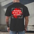 Not Booked Or Busy Just Not Coming Introvert Men's Back Print T-Shirt