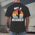 Not A Hugger Cactus Introvert Antisocial Men's Back Print T-Shirt