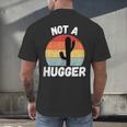 Not A Hugger Cactus Introvert Antisocial Men's Back Print T-Shirt