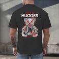 Not A Hugger Teddy Bear Antisocial Introvert Men's Back Print T-Shirt Not A Hugger Teddy Bear Antisocial Introvert Men's Back Print T-Shirt