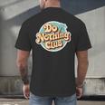 Do Nothing Club Lazy Introvert Gen Y Millennials Men's Back Print T-Shirt Do Nothing Club Lazy Introvert Gen Y Millennials Men's Back Print T-Shirt