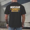 Nuclear Engineer In Progress Engineer Graduation Men's Back Print T-Shirt