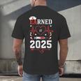 Nurse Earned It 2025 Nurse Graduation RN LPN Class Of 2025 Men's Back Print T-Shirt