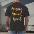 Nurse Pinning Ceremony Nursing School Graduation Shirts Men's Back Print T-Shirt