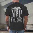 Nurse Practitioner Graduation Caduceus NP Degree 2019 Men's Back Print T-Shirt