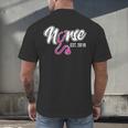 Nursing Graduation Nurse Est 2018 T-Shirt Men's Back Print T-Shirt