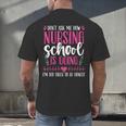 Nursing School Graduate Nurse Graduation Party Men's Back Print T-Shirt