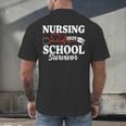 Nursing School Survivor 2025 RN ER Graduation Nurse Grad Men's Back Print T-Shirt