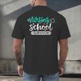 Nursing School Survivor RN Grad Nurse Graduation Student Men's Back Print T-Shirt