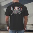 Nursing Student Nurse Appreciation Modern Classic Lace Embellished Nurse Graduation Female -Adults Small Men's Back Print T-Shirt