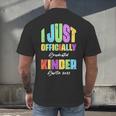 I Officially Graduated Kindergarten Graduation Class Of 2022 Men's Back Print T-Shirt