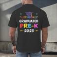 I Officially Graduated Pre-k Graduation Pre k Class 2023 Kid Men's Back Print T-Shirt