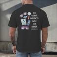 OptometryOphthalmology Eye Doctor Tee Optician Graduation Men's Back Print T-Shirt