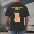 Orange Tabby Cat Graduation Distressed Shirt For Grads For Men Women Girls Kids Men's Back Print T-Shirt