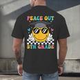 Peace Out 5th Grade Graduation Last Day Of School Men's Back Print T-Shirt