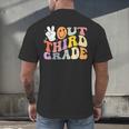 Peace Out Third 3rd Grade Graduation Graduate Class Of 2025 Men's Back Print T-Shirt