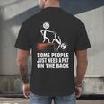 Some People Just Need A Pat On The Back Introvert Men's Back Print T-Shirt
