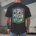 People Person Repellant Antisocial Introvert Men's Back Print T-Shirt