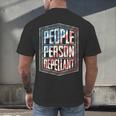 People Person Repellant Introvert Men's Back Print T-Shirt People Person Repellant Introvert Men's Back Print T-Shirt