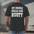My People Skills Are Rusty Introvert SPN Moments Men's Back Print T-Shirt My People Skills Are Rusty Introvert SPN Moments Men's Back Print T-Shirt