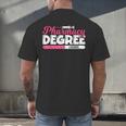 Pharmacy Degree Loading Future Pharmacist Graduation Men's Back Print T-Shirt