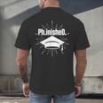 PhinisheD PhD Graduation Doctor Of Philosophy Men's Back Print T-Shirt