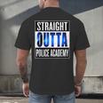 Police Academy Shirt Police Officer Graduation Men's Back Print T-Shirt