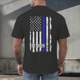 Police Graduation Est 2025 Back Print Police Academy Vintage Men's Back Print T-Shirt