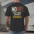 Political Science Major Student Shirt Graduation Men's Back Print T-Shirt
