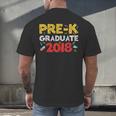Pre-K Graduate Grad 2018 Graduation Shirt Men's Back Print T-Shirt