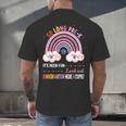 Pre k Graduation Class 2025 Graduate Pre-k Rainbow Girls Men's Back Print T-Shirt
