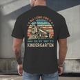 Pre-k Graduation To Kindergarten Retro Vintage Train Kids Men's Back Print T-Shirt