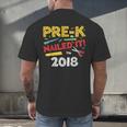 Pre-K Nailed It Class Of 2018 Graduation Men's Back Print T-Shirt