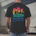 Pre-K Prek3 Prek4 Graduate Quarantine Preschool Graduation Men's Back Print T-Shirt