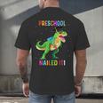 Preschool Graduation Class Of 2022 Graduate Dinosaur Kids Men's Back Print T-Shirt