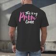 This Is My Prom Dress Shirt Senior Graduation Cute Tee Men's Back Print T-Shirt