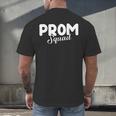Prom Squad Tshirt 2023 Prom Graduation Class Of 2032 Men's Back Print T-Shirt