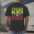 Proud African American Educated Graduation Men's Back Print T-Shirt