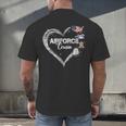 Proud Air Force Cousin Air Force Graduation Cousin USAF Men's Back Print T-Shirt