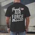 Proud Air Force Godmother US Air Force Graduation Godmother Men's Back Print T-Shirt